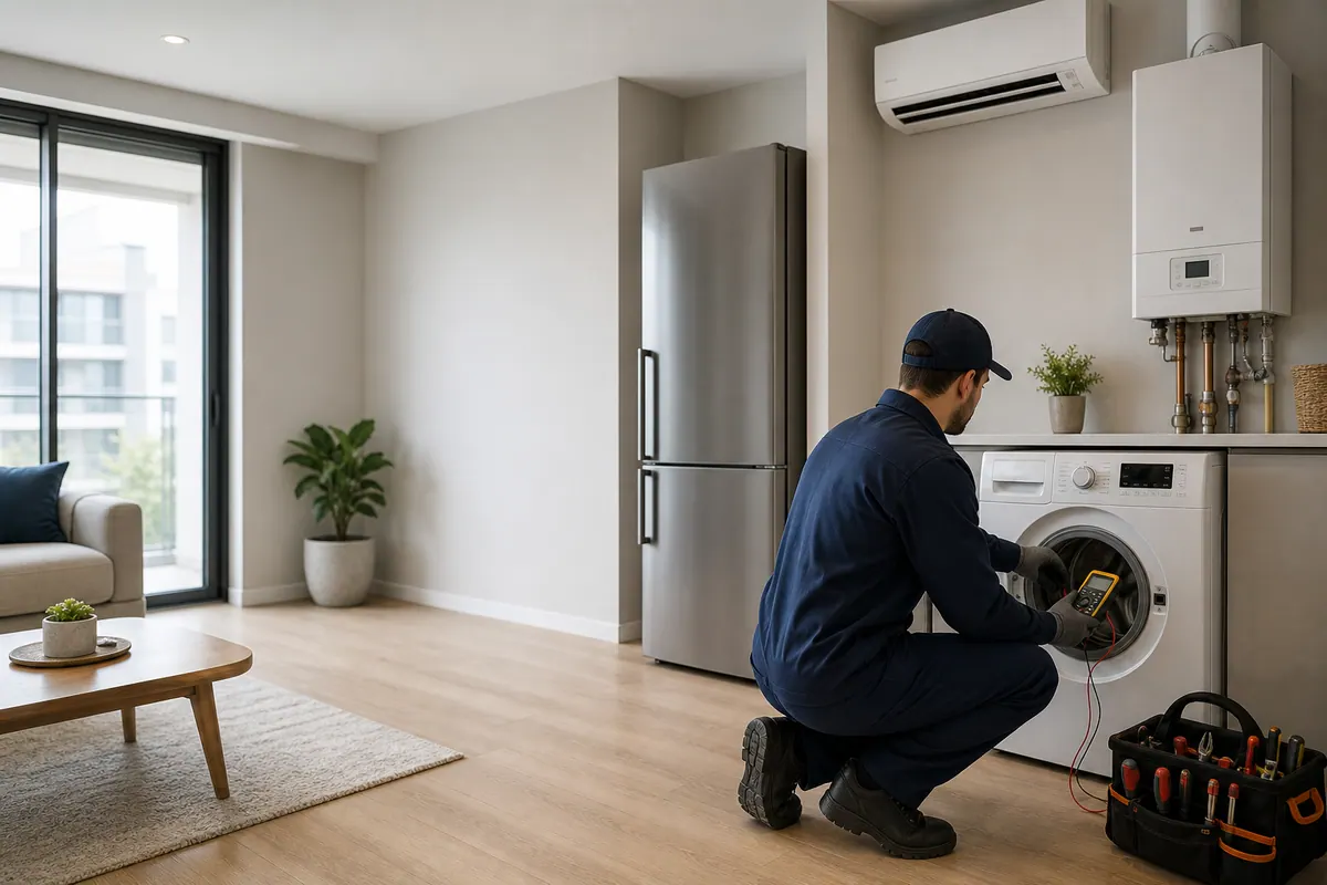 Ev ve iş yeri cihaz servislerini temsil eden teknik servis görseli